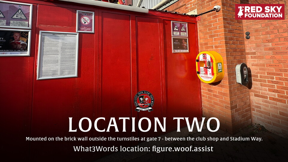 Defibrillator Location Two at SJP
