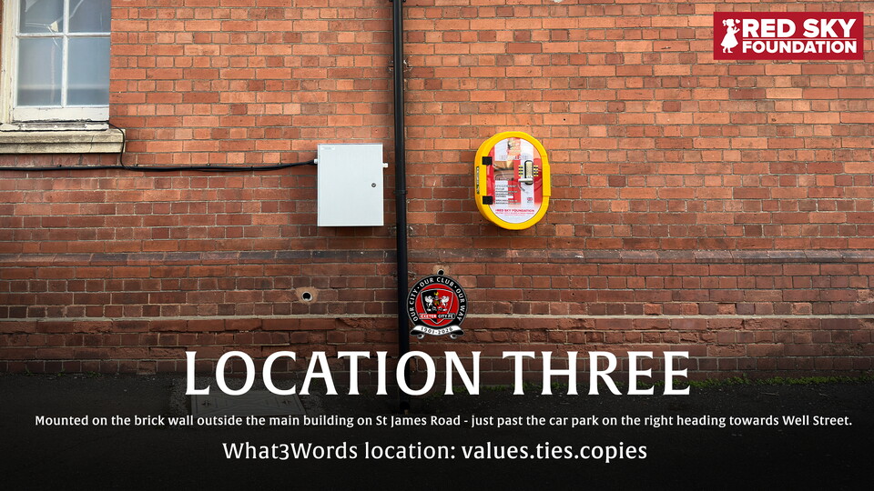 Defibrillator Location Three at SJP