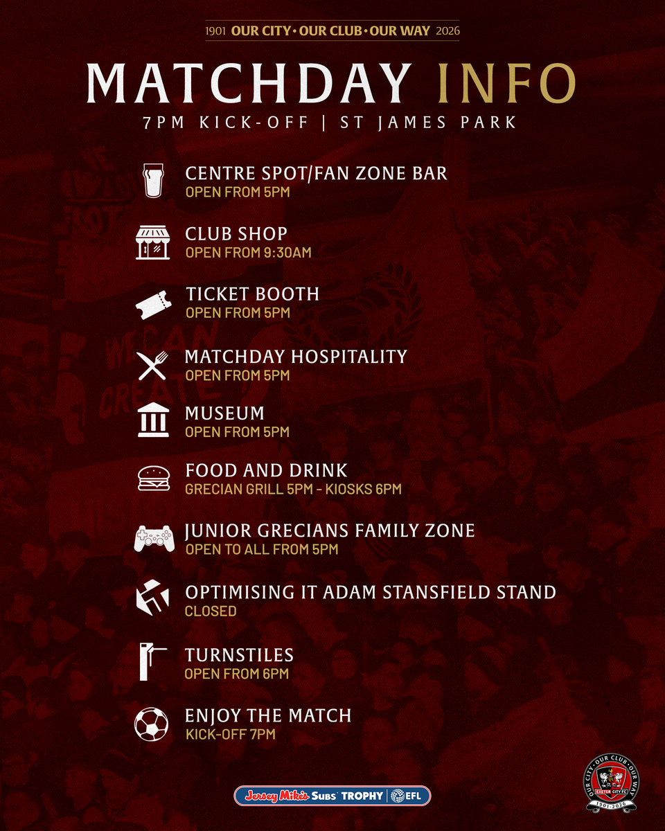 7pm kick-off info