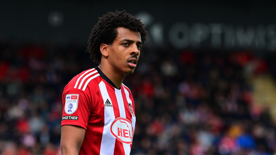 In game action shot of Caleb Watts