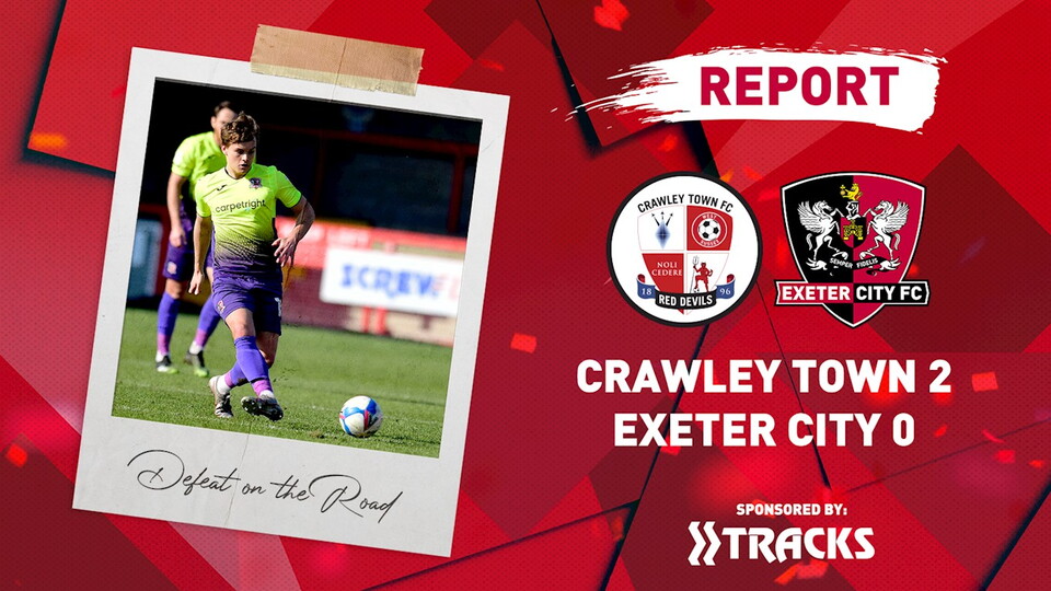 Crawley Town 2 City 0