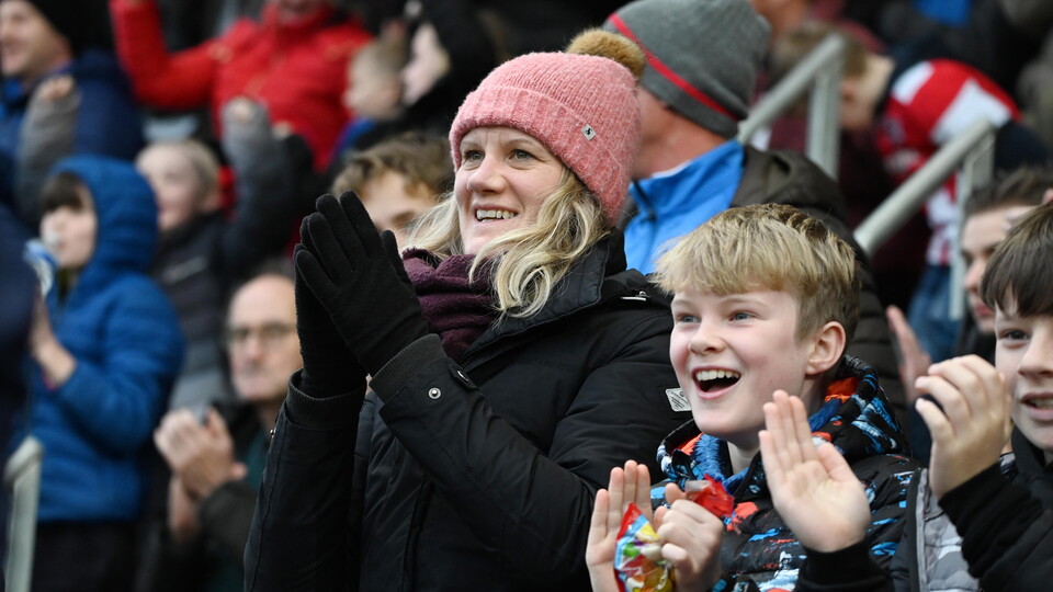 Woman and child at SJP