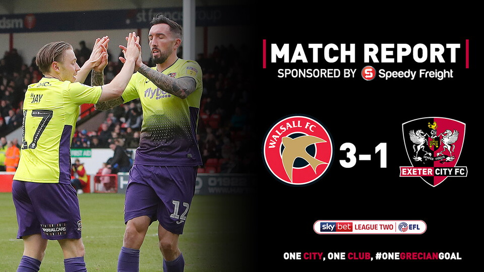 Walsall 3 City 1