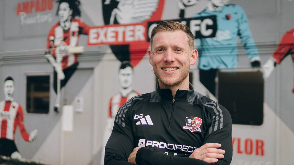 Dan Green stood in front of the ECFC academy building with his arms crossed