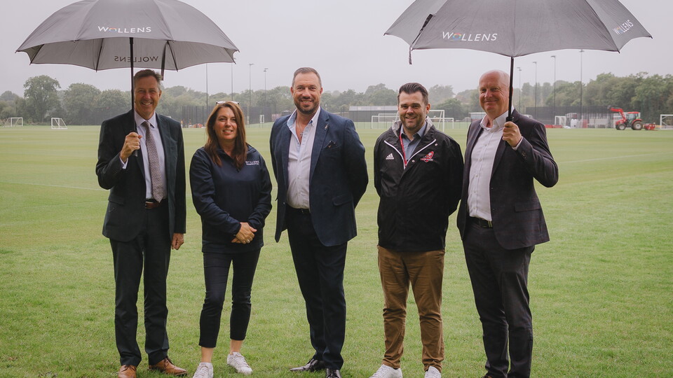 Wollens at the training ground