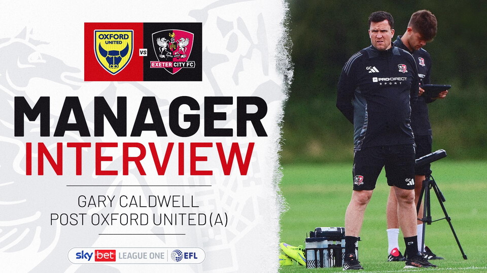 Gary Caldwell Oxford reaction 