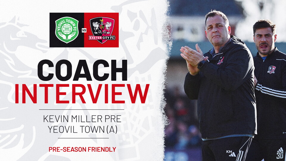 Kevin Miller pre Yeovil Town