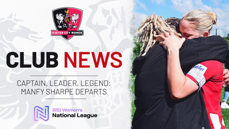 Manfy Sharpe departs Exeter City Women