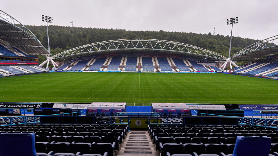 General panorama of Huddersfield Town Stadium
