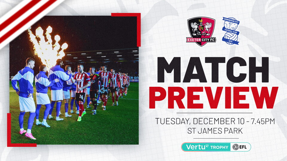 Match Preview image for Birmingham City Vertu Trophy match