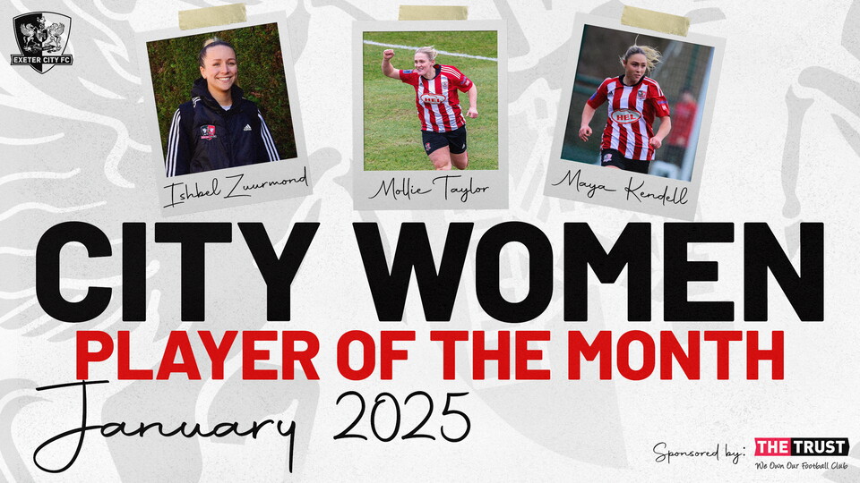 City Women. Player of the Month for January 2025