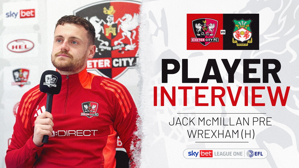 Jack McMillan pre Wrexham interview image