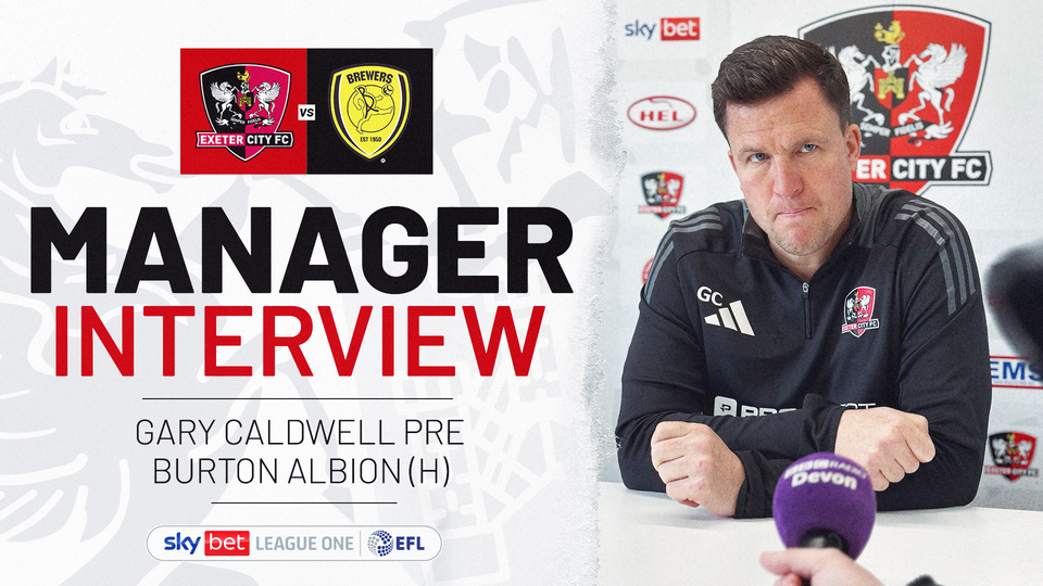 Gary Caldwell interview image pre Burton Albion