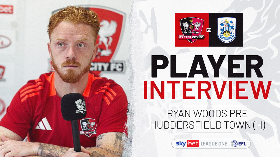 Ryan Woods interview image pre Huddersfield