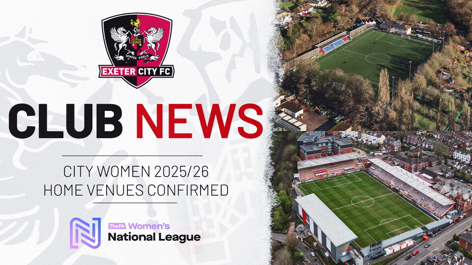 Home venues 25/26 for city women club news graphic