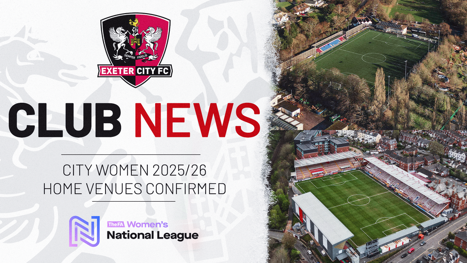 Home venues 25/26 for city women club news graphic