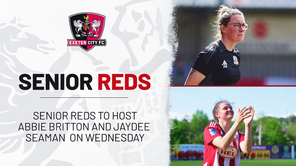 Senior Reds image with Abbie Britton and Jaydee Seaman