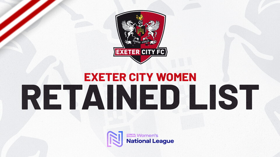 Exeter City Women Retained List 2024/25