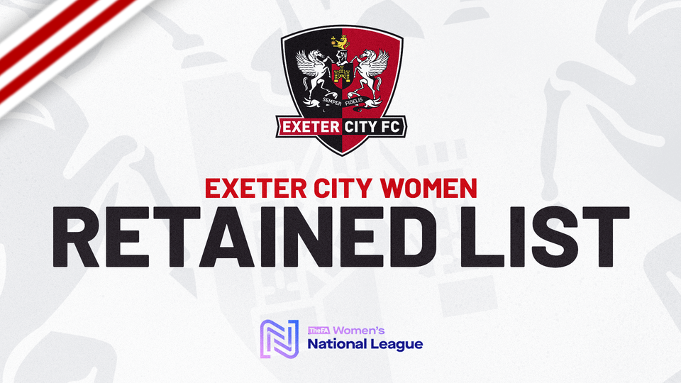 Exeter City Women Retained List 2024/25