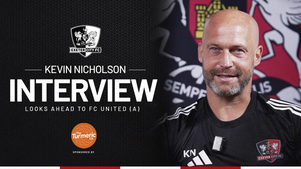Kevin Nicholson pre FC United (A)