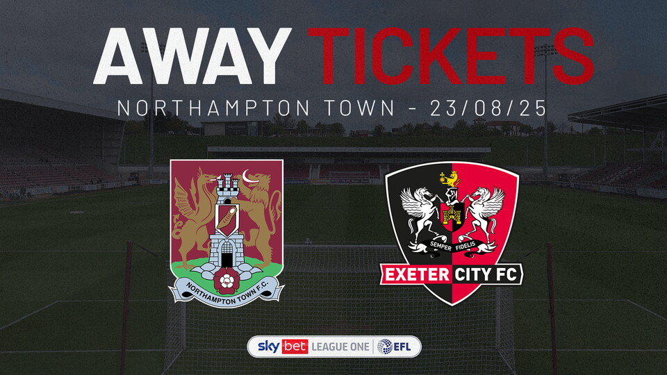 Northampton Town away ticket news image