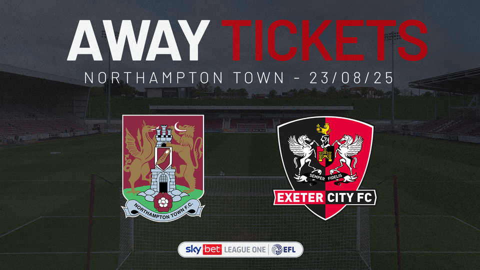 Northampton Town away ticket news image
