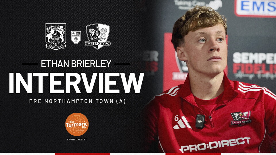 Ethan Brierley pre Northampton interview
