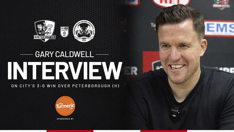 Gary Caldwell post Peterborough United interview