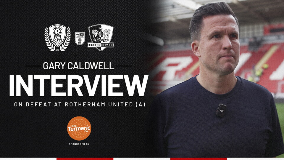 Interview thumbnail for Gary Caldwell post Rotherham United (A)