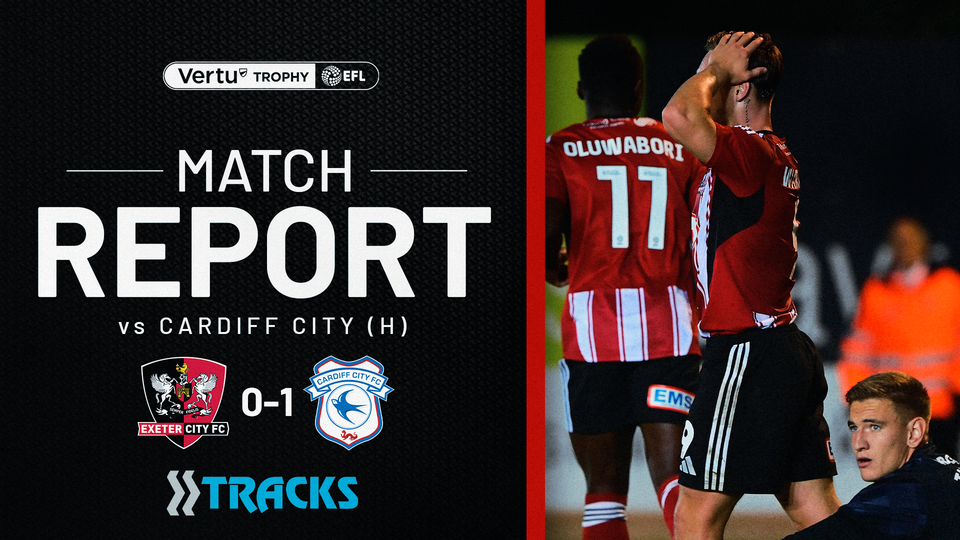 Match Report graphic for Exeter City 0 Cardiff City 1