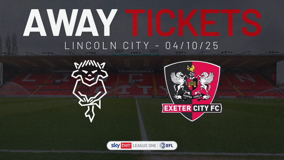 Away Tickets details for Lincoln City - 04/10/25
