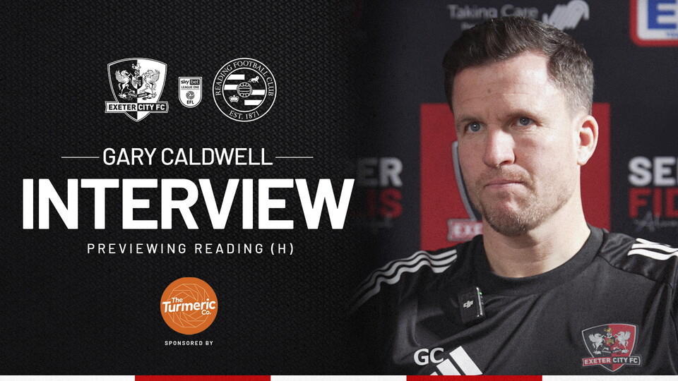 Gary Caldwell speaks ahead of Saturday's home game against Reading