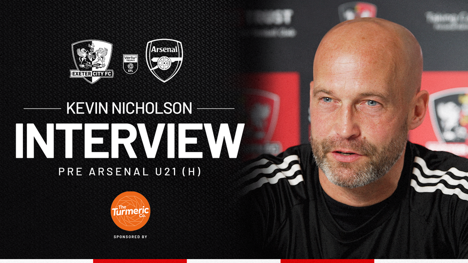 Kevin Nicholson pre Arsenal U21