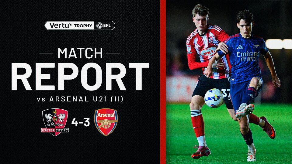 Match Report vs Arsenal U21