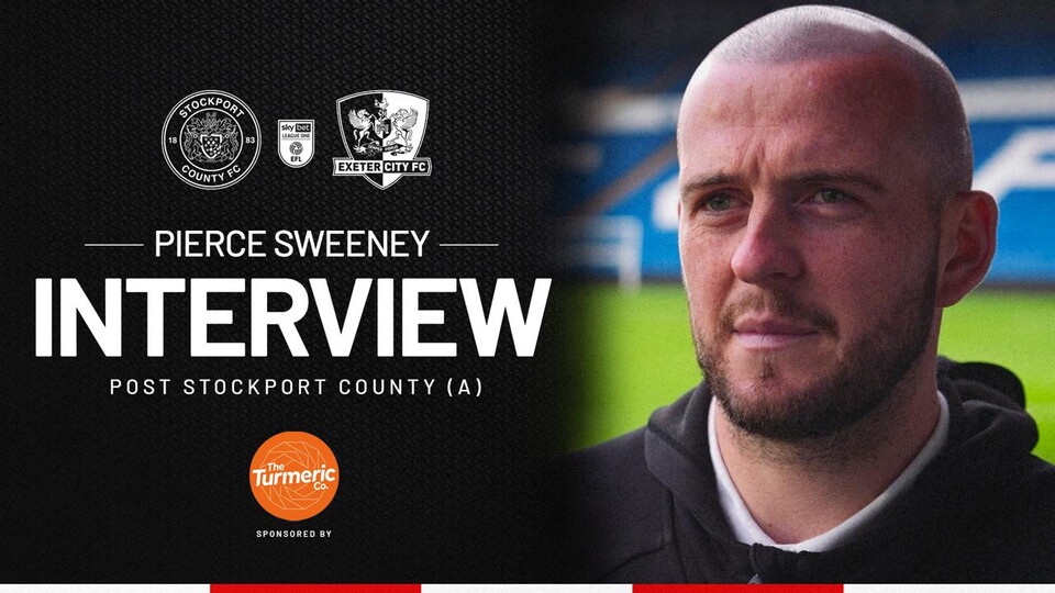 Pierce Sweeney post Stockport