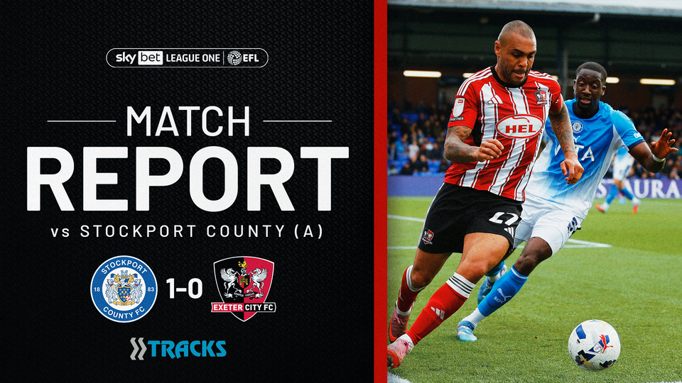 Stockport 1 Exeter City 0 match report