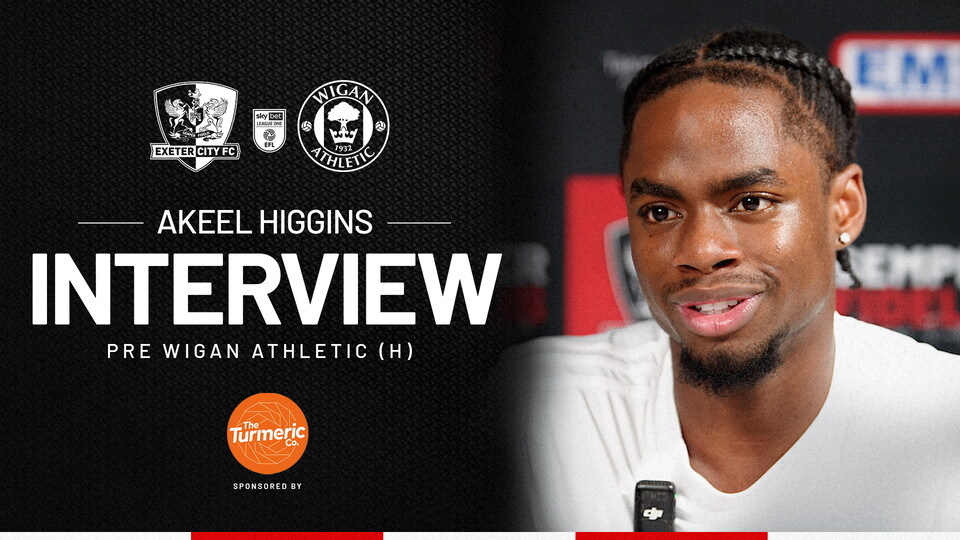 Akeel Higgins pre Wigan