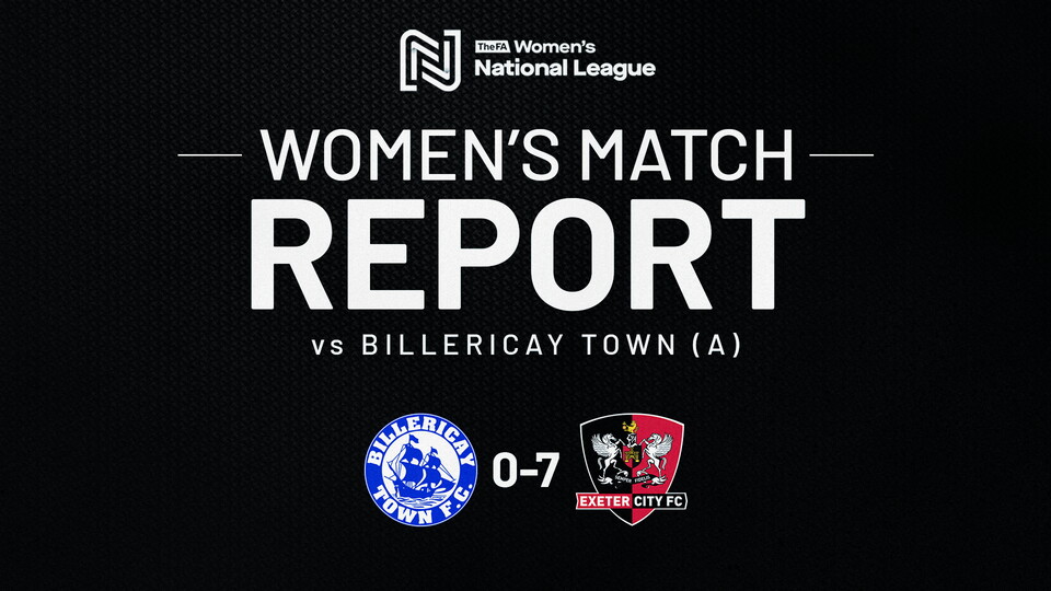 Women's Match Report: Billericay 0 City 7
