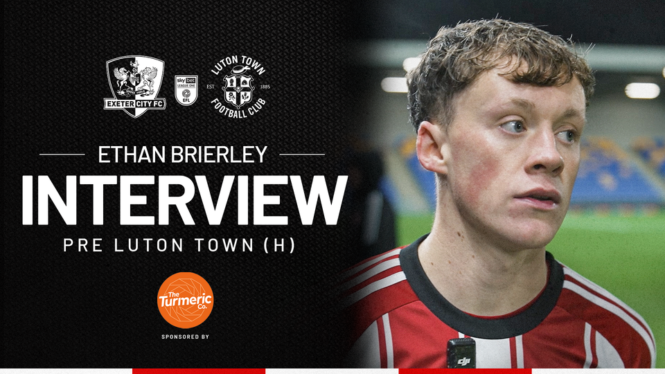 Ethan Brierley pre Luton Town