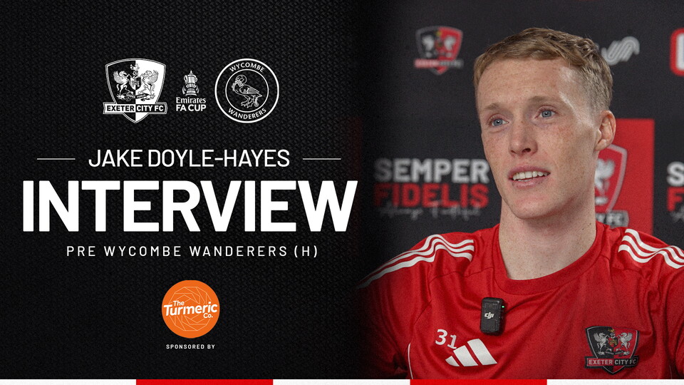Jake Doyle-Hayes pre Wycombe