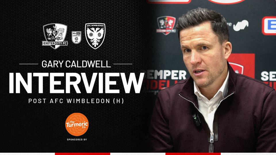 💬 "It was a huge game to win."  Gary Caldwell reacts to City's 1️⃣-0️⃣ win over @AFCWimbledon at SJP ⬇️  #ECFC #SemperFidelis 