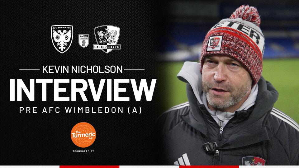 Kev Nicholson pre AFC Wimbledon