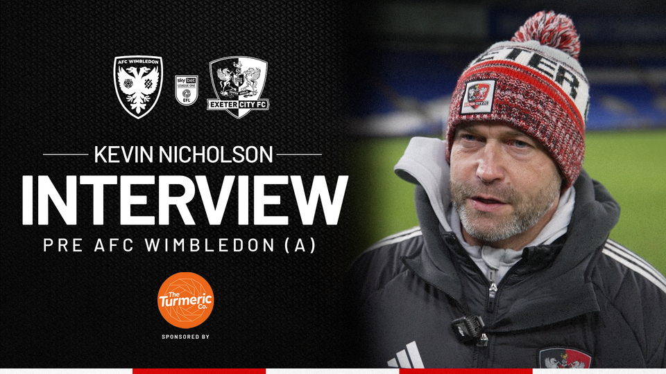 Kev Nicholson pre AFC Wimbledon
