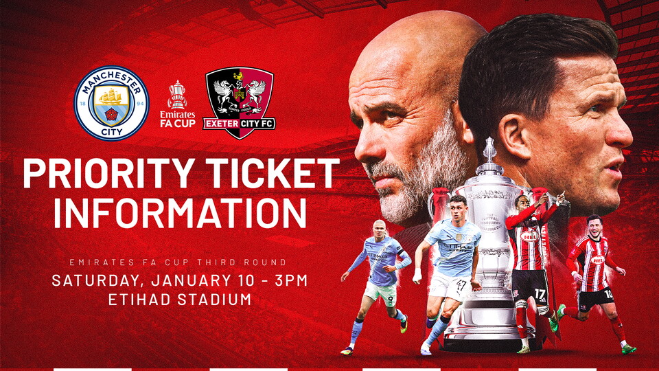 Priority Tickets Man City