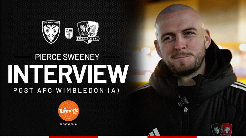 Pierce Sweeney post AFC Wimbledon