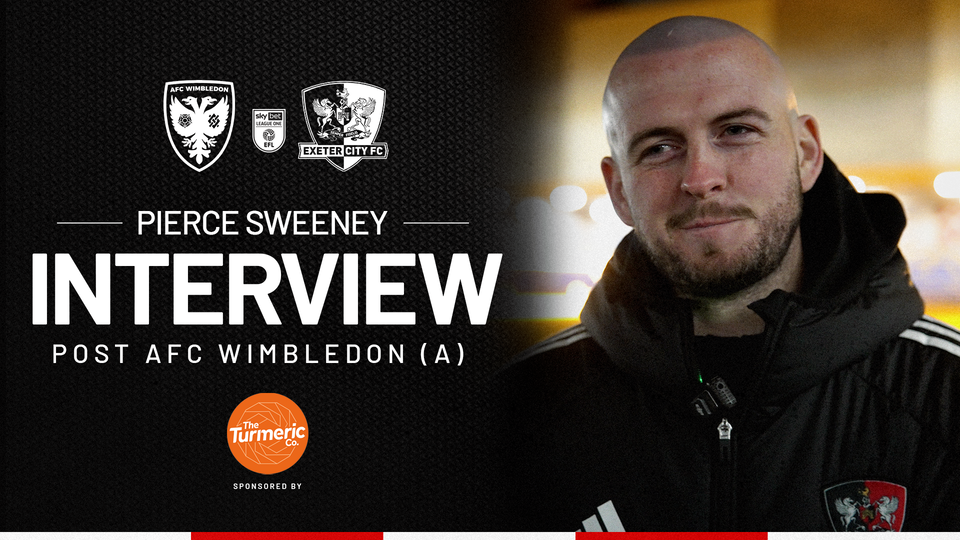Pierce Sweeney post AFC Wimbledon