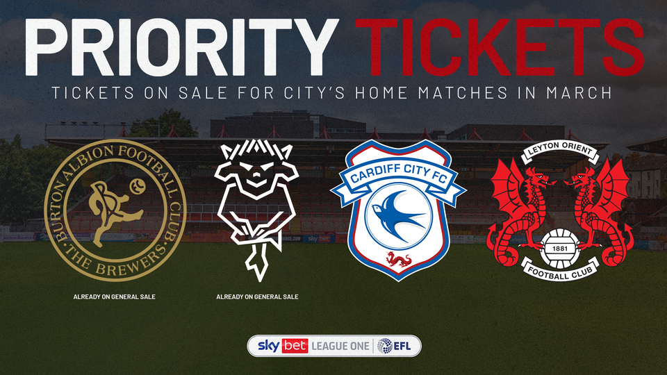 March Priority tickets
