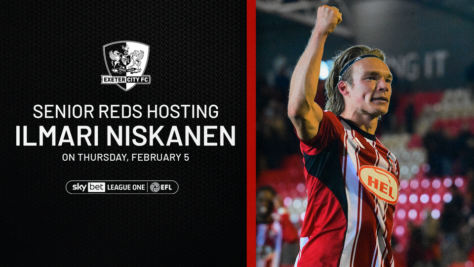 Senior Reds hosting Ilmari Niskanen