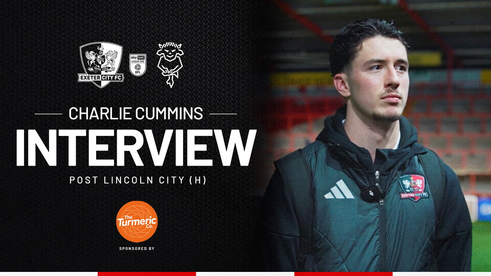 Charlie cummins post Lincoln City