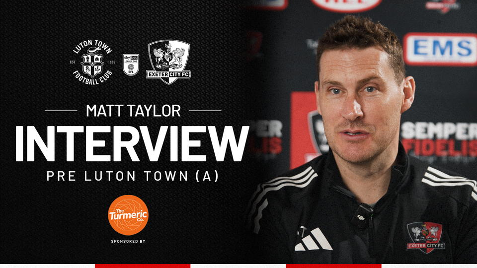 Matt Taylor pre Luton